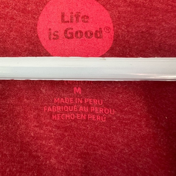 Lot Of 2 Life Is Good Women's Tee Shirts Sz M "Give Love" & "Life Is Good" - Picture 5 of 13